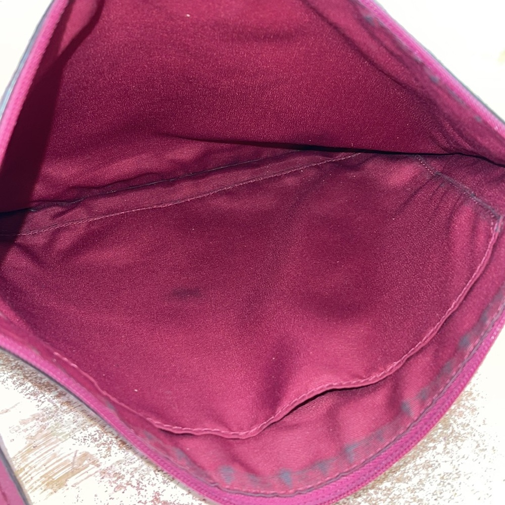 Coach Raspberry Pink Python Snakeskin Leather Wri… - image 5